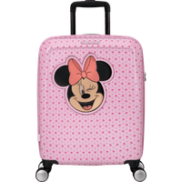 American Tourister Funlight Disney Spinner (4 wheels) Minnie Lenticular Pink